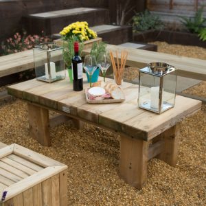 Hartwood Large Low Sleeper Garden Table