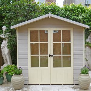 7x5 Shire Lumley Traditional Wooden Summer House