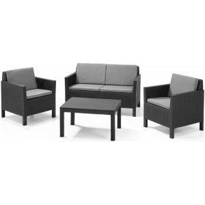 Norfolk Chicago 4 Seater Resin Lounge Set