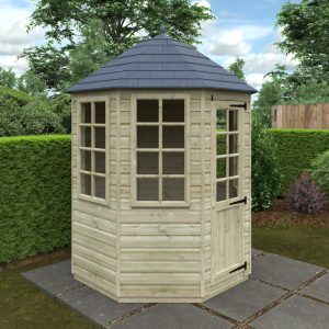 Redlands 6' x 6' Pressure Treated Octagonal Summer House