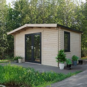 Oren 10' x 14' Marquess Log Cabin - 44mm