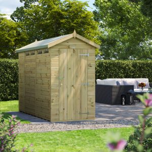 Oren 10' x 4' Premium Shiplap Modular Custom Apex Security Shed