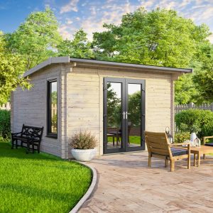 Oren 12' x 12' Duchess Log Cabin - 44mm