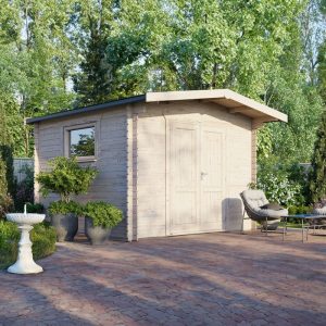 Oren 12' x 12' Viscount Workshop Log Cabin - 28mm