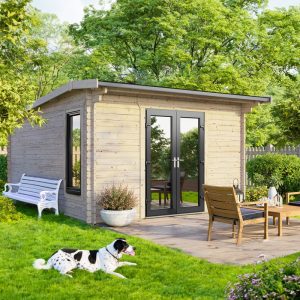 Oren 12' x 14' Duchess Log Cabin - 44mm