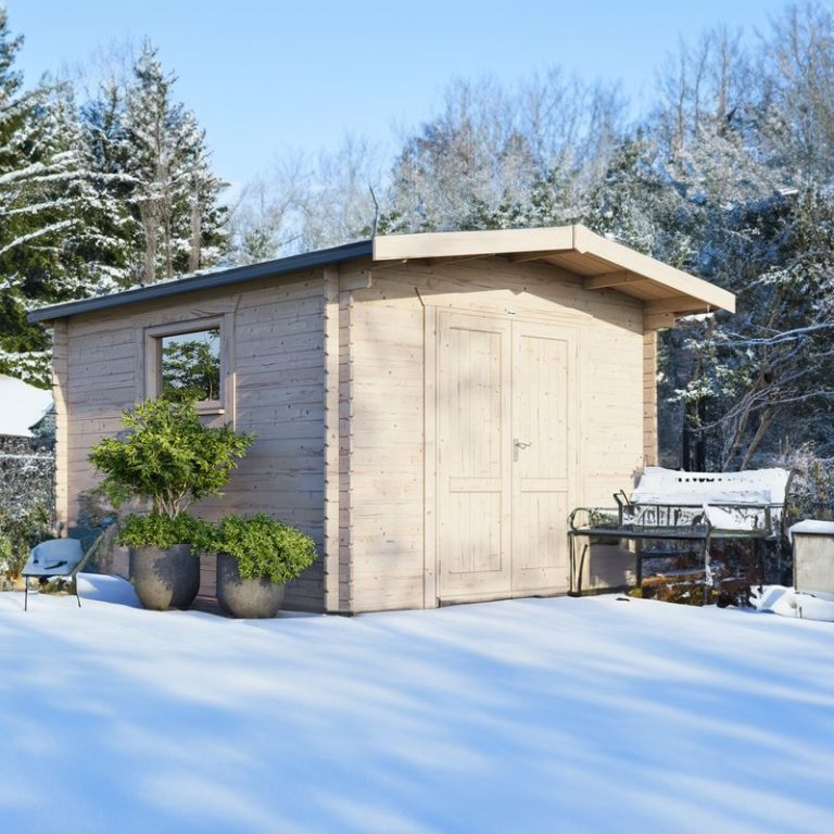 Oren 12' x 14' Viscount Workshop Log Cabin - 28mm