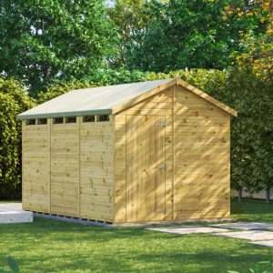 Oren 12' x 8' Premium Shiplap Modular Custom Apex Security Shed