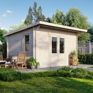 Oren 14' x 12' Count Log Cabin - 28mm