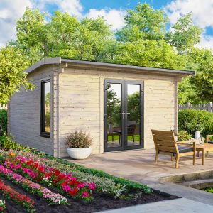 Oren 14' x 12' Duchess Log Cabin - 44mm