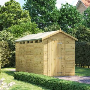 Oren 14' x 6' Premium Shiplap Modular Custom Apex Security Shed