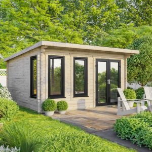 Oren 16' x 16' Countess Log Cabin - 44mm