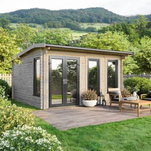 Oren 16' x 16' Duchess Log Cabin - 44mm