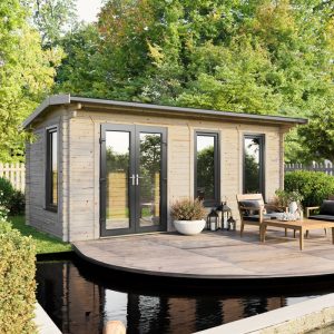 Oren 20' x 10' Duchess Log Cabin - 44mm