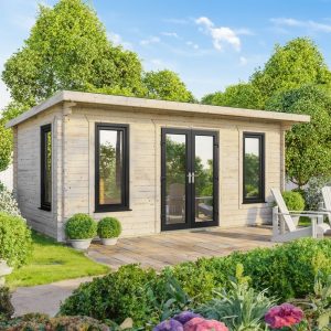 Oren 20' x 12' Countess Log Cabin - 44mm