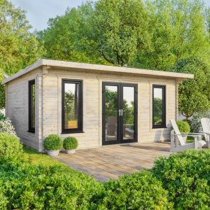 Oren 20' x 16' Countess Log Cabin - 44mm