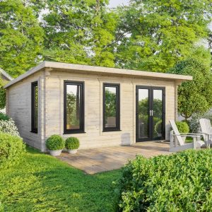 Oren 20' x 18' Countess Log Cabin - 44mm