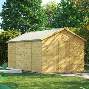 Oren 16' x 10' Premium Shiplap Modular Custom Apex Shed