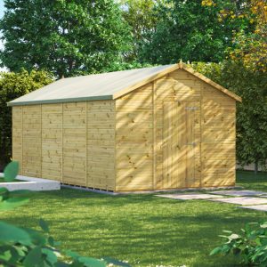 Oren 18' x 10' Premium Shiplap Modular Custom Apex Shed