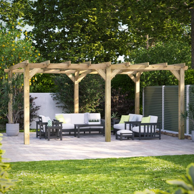 Oren 18' x 14' Pressure Treated Pergola