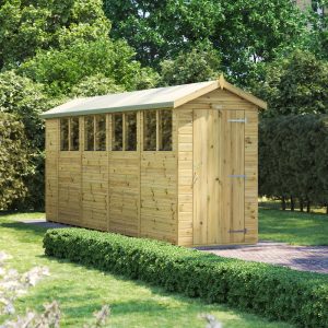 Oren 18' x 4' Premium Shiplap Modular Custom Apex Shed