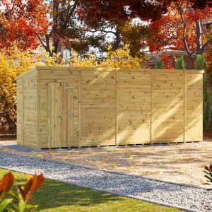 Oren 18' x 6' Premium Shiplap Modular Custom Pent Shed