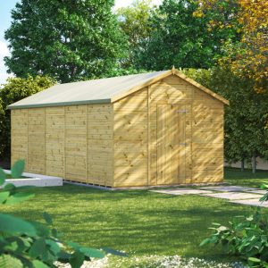 Oren 20' x 10' Premium Shiplap Modular Custom Apex Shed