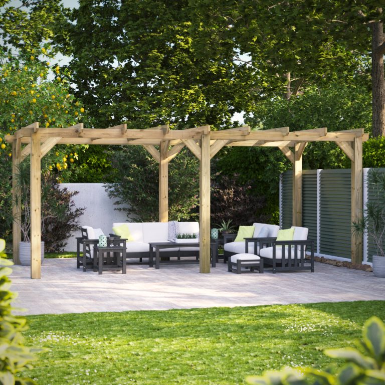 Oren 20' x 10' Pressure Treated Pergola