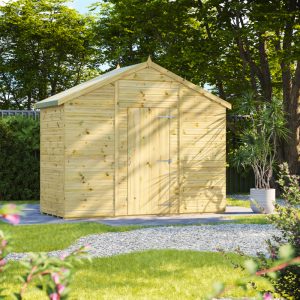 Oren 4' x 10' Premium Shiplap Modular Custom Apex Shed