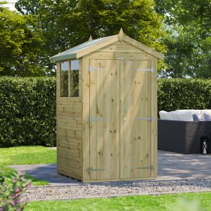 Oren 4' x 4' Premium Shiplap Modular Custom Apex Shed