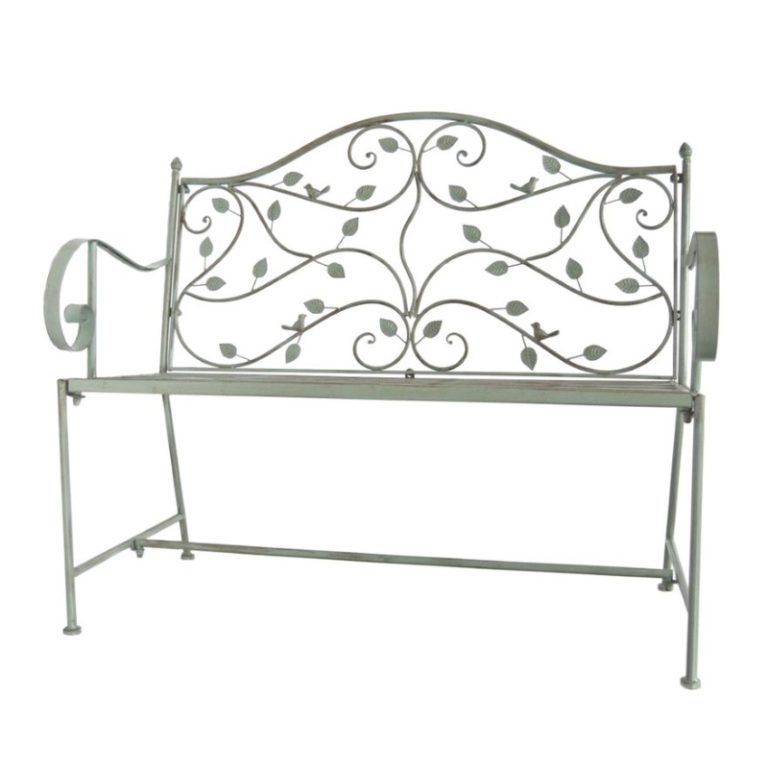 Osbourne Kilminster 2 Seater Metal Garden Bench - Green