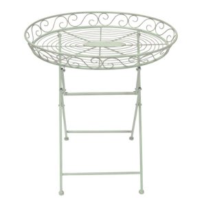 Osbourne Kilminster Metal Butlers Table - Green