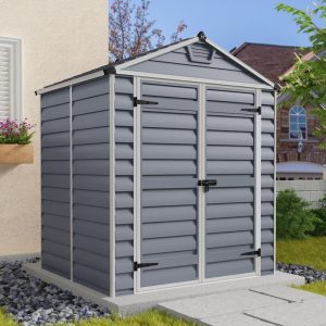 Palram - Canopia 6' x 5' Skylight Plastic Grey Shed