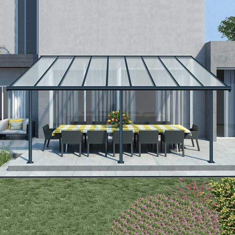 10'x20' (3x6.1m) Palram Canopia Sierra Grey Patio Cover