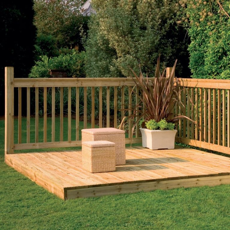 8' x 8' (2.44x2.44m) Forest Patio Deck Kit