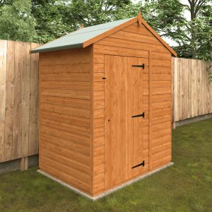 Redlands 6' x 4' Windowless Shiplap Modular Apex Shed