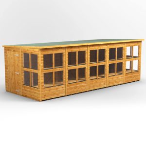 Oren 20' x 8' Shiplap Modular Custom Pent Potting Shed