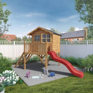 Adley Jellytot Cottage Tower Playhouse & Slide