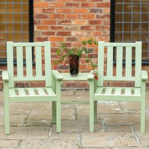 RC Porto Homestead 2 Seater Wooden Companion Set - Green