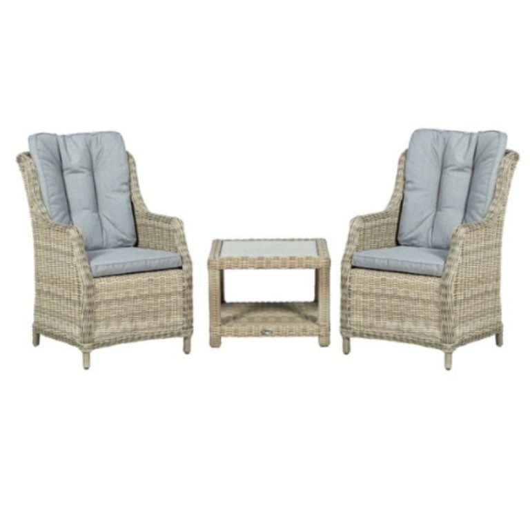 RC Wentworth 2 Seater Highback Comfort Rattan Companion Set