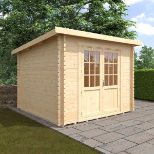 Redlands 10' x 10' Erin Log Cabin - 44mm