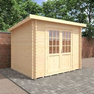 Redlands 10' x 8' Erin Log Cabin - 44mm