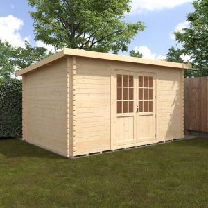 Redlands 14' x 10' Erin Log Cabin - 44mm