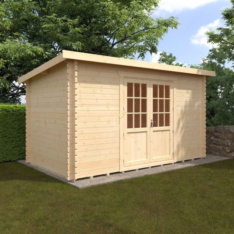 Redlands 14' x 8' Erin Log Cabin - 44mm