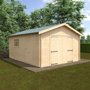 Redlands 18' x 14' Wooden Garage - 44mm