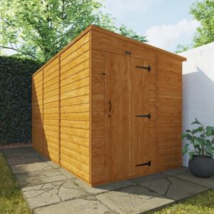 Redlands 6' x 12' Windowless Shiplap Modular Pent Shed