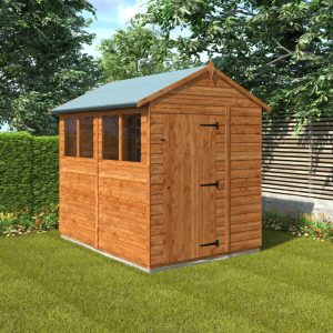 Redlands 6' x 8' Shiplap Modular Apex Shed