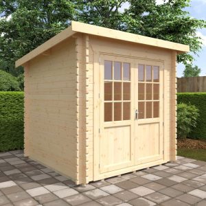 Redlands 8' x 8' Erin Log Cabin - 44mm