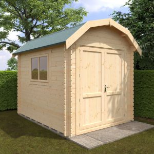 Redlands 10' x 8' Atlanta Log Cabin - 28mm