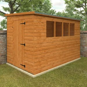 Redlands 10' x 6' Shiplap Lean To Pent Shed