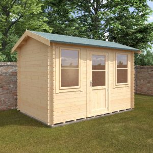 Redlands 12' x 8' Torrey Log Cabin - 28mm